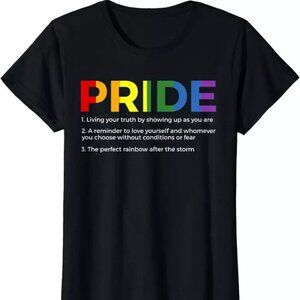 Pride Quote Definition Gay Pride Pride Month Ladies' Crewneck T-Shirt